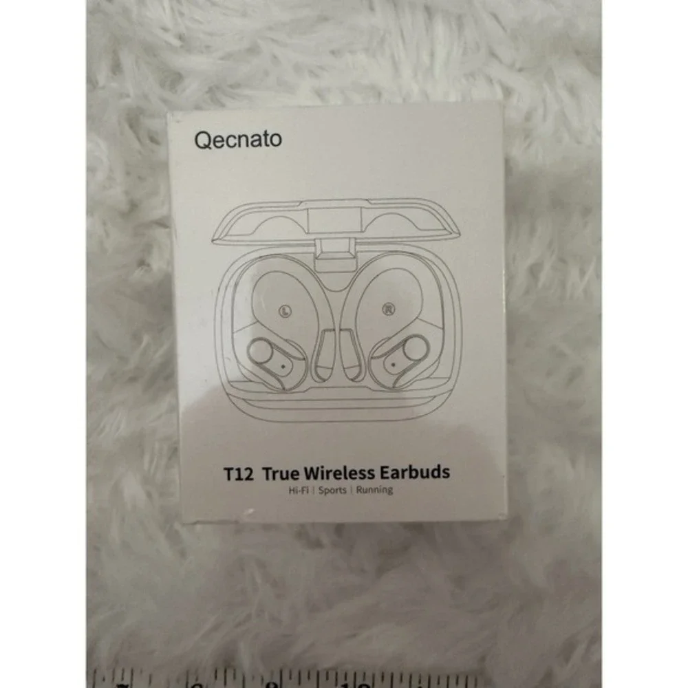 Qecnato T12 True Wireless Bluetooth Earbuds Hi-Fi Sports Running‎ New